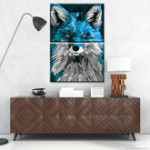 Painting by Numbers Blue Wolf Animal Art 2-Piece Shipping from DE